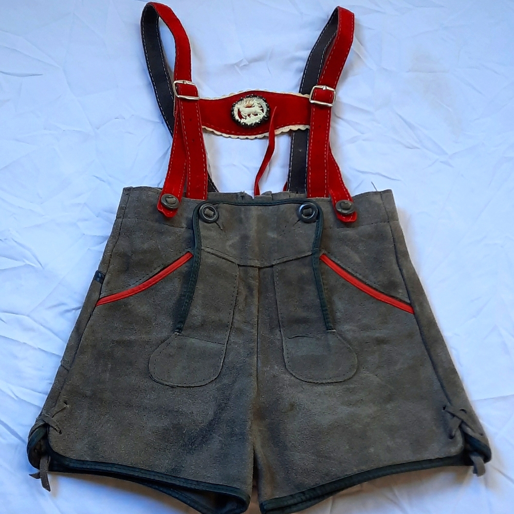 No size authentic leather German lederhosen